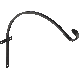 16IN BLK CURVED HOOK