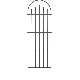 BLK ARCH FINIAL TRELLIS