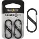 #1 2PK BLACK S-BINER